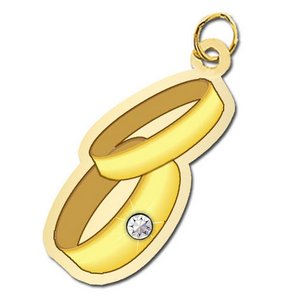 Wedding Rings Charm