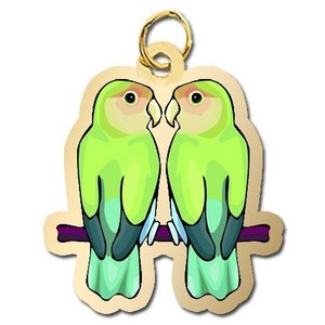Lovebirds Charm