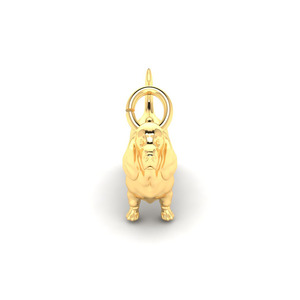 Basset Hound Dog Charm