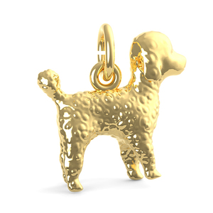 Small Poodle Dog Charm