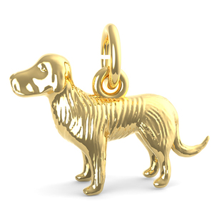 St  Bernard Dog Charm