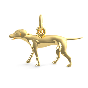 Yellow Gold Saint Bernard Dog Charm - 14k Alpine Rescue Canine Pet - Wilson  Brothers Jewelry