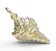 Horse Conch Shell Charm