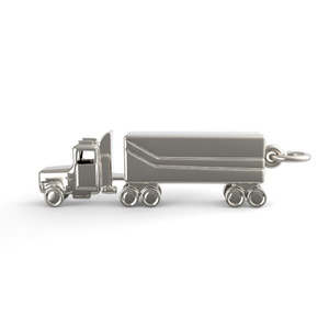 Tractor Trailer Charm