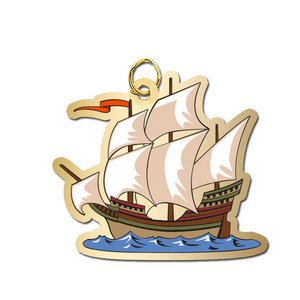 Pirate Ship Charm
