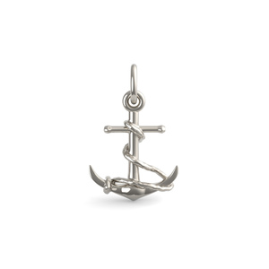 Anchor with Rope Charm 7844 