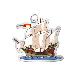 Pirate Ship Charm
