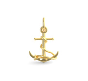 Anchor with Rope Charm 7844 