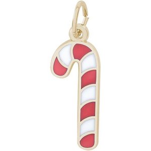 CHRISTMAS CANDY CANE W COLOR ENGRAVABLE