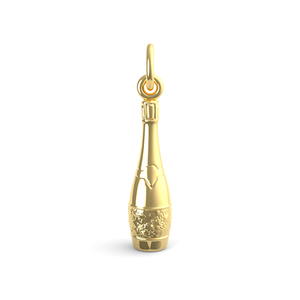 Champagne Bottle Charm Style 8257 