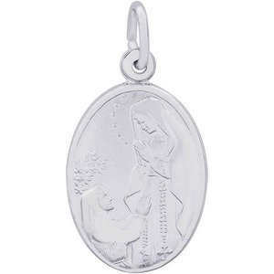 OUR LADY OF LOURDES ENGRAVABLE