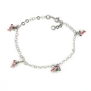 Sterling Silver Adjustable Anklet   Ankle Bracelet Dolphins