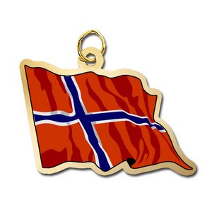 Norway Flag Charm