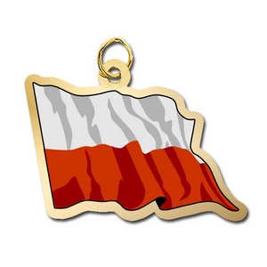 Poland Flag Charm