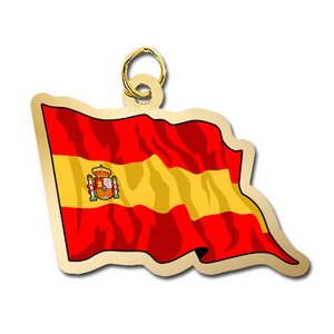 Spain Flag Charm