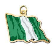 Nigeria Flag Charm