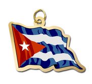 Cuba Flag Charm