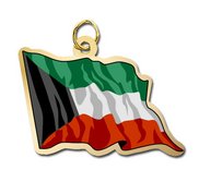 Kuwait Flag Charm