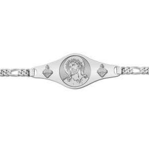 Ecce Homo Bracelet with Sacred Hearts  EXCLUSIVE 