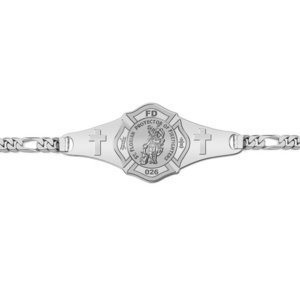 Saint Florian Fire Badge Bracelet  EXCLUSIVE 