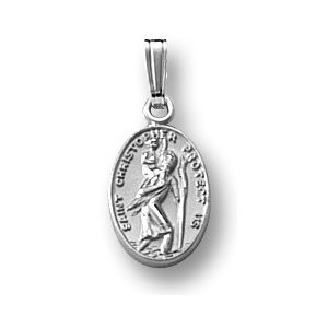 Sterling Silver Children s Saint Christopher Medal