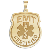 Certified EMT Badge Pendnat