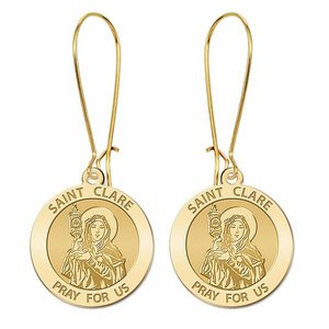 Saint Clare of Assisi Earrings  EXCLUSIVE 