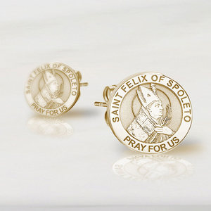Pair of Saint Felix of Spoleto Earrings