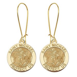 Saint Michael Earrings  EXCLUSIVE 