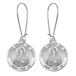 Sacred Heart of Mary Earrings  EXCLUSIVE 