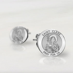 Pair of Saint Clare of Assisi Earrings