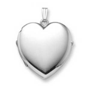 Build Your Own Sterling Silver 4 or Four Picture Heart Locket