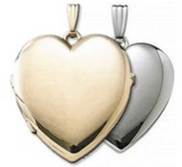 Build Your Own 14K Gold 4 or Four Photo Heart Locket