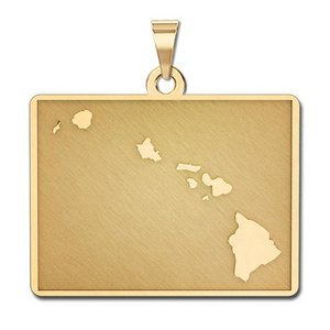 Personalized Hawaii  Pendant or Charm