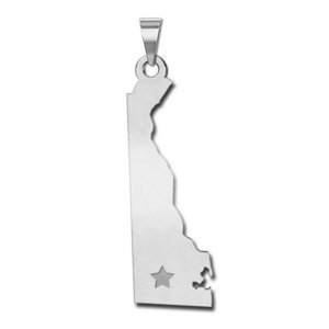 Personalized Delaware Pendant or Charm