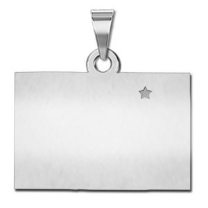 Personalized Colorado Pendant or Charm