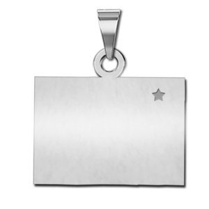 Personalized Wyoming Pendant or Charm