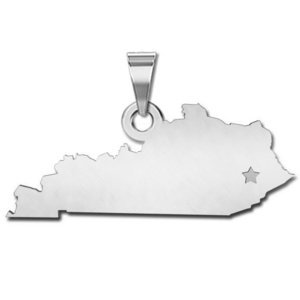 Personalized Kentucky Pendant or Charm