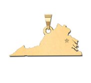 Personalized Virginia Pendant or Charm
