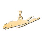 Personalized New York   Long Island Pendant or Charm