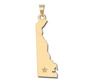 Personalized Delaware Pendant or Charm