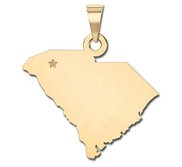 Personalized South Carolina Pendant or Charm