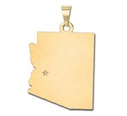 Personalized  Arizona Pendant or Charm