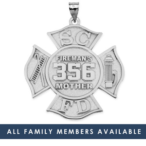 Family Member s Firefighter Badge w  Your Number   Department Initals