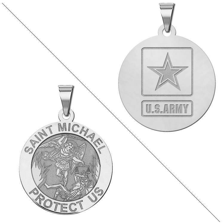 Saint Michael Medals Pictures On Gold