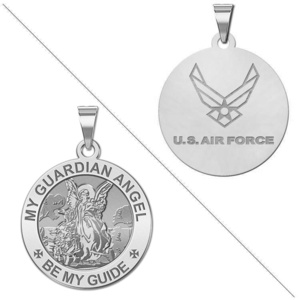 My Guardian Angel Doubledside AIR FORCE Religious Medal  EXCLUSIVE 