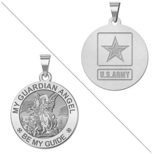 My Guardian Angel Doubledside ARMY Religious Medal  EXCLUSIVE 