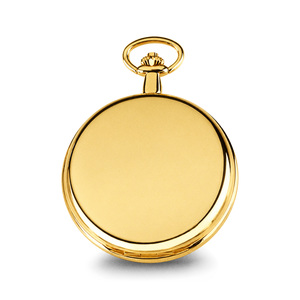 Charles Hubert Photo Gold Tone Pocket Watch
