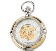Charles Hubert Open Faced Two Tone Pocket Watch