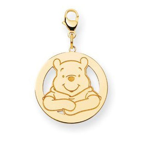 Disney Winnie the Pooh Medium Round Lobster Clasp Charm